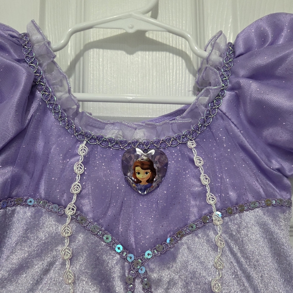 Disney Store Princess Sofia The First Purple Dress Halloween Costume Set Size 3 - Picture 2 of 15